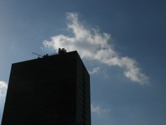 街の風景　空