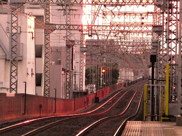 夕暮れ