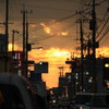 夕暮れ