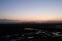 夕暮れ