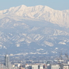 呉羽山から見た立山