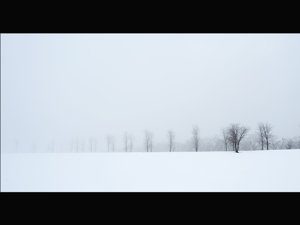 雪のグラデーション