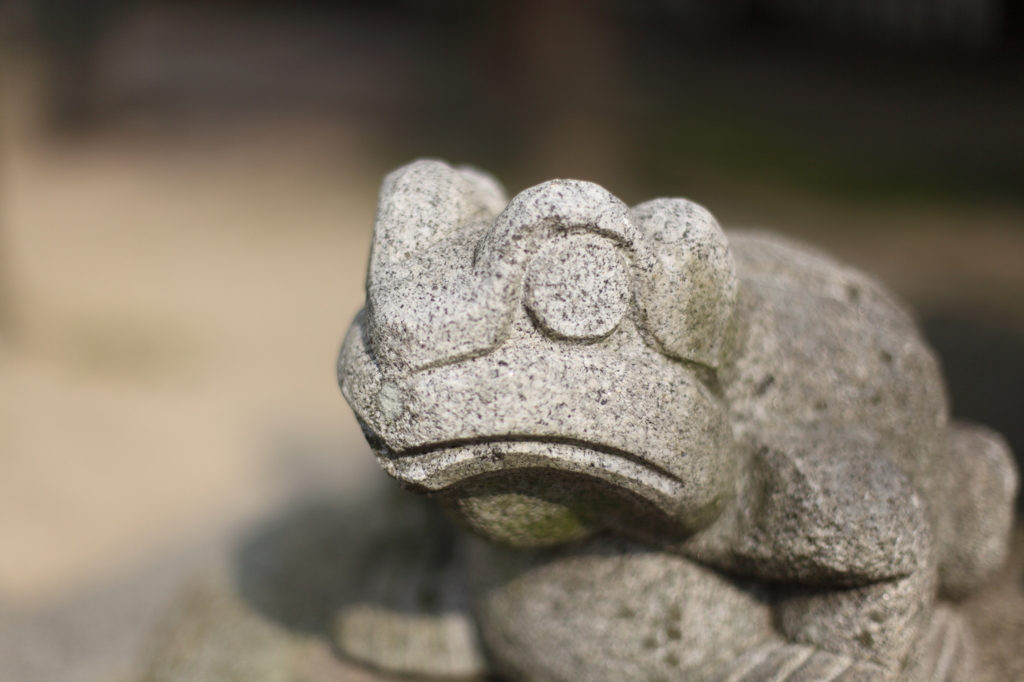 境内にて