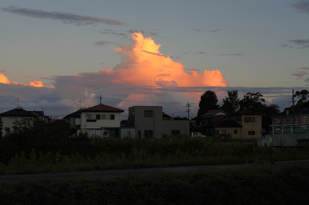 朝明け時