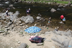 香嵐渓・夏の光