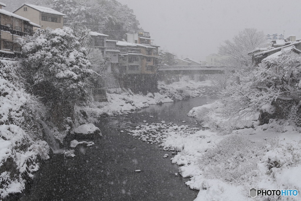 郡上八幡冬景色