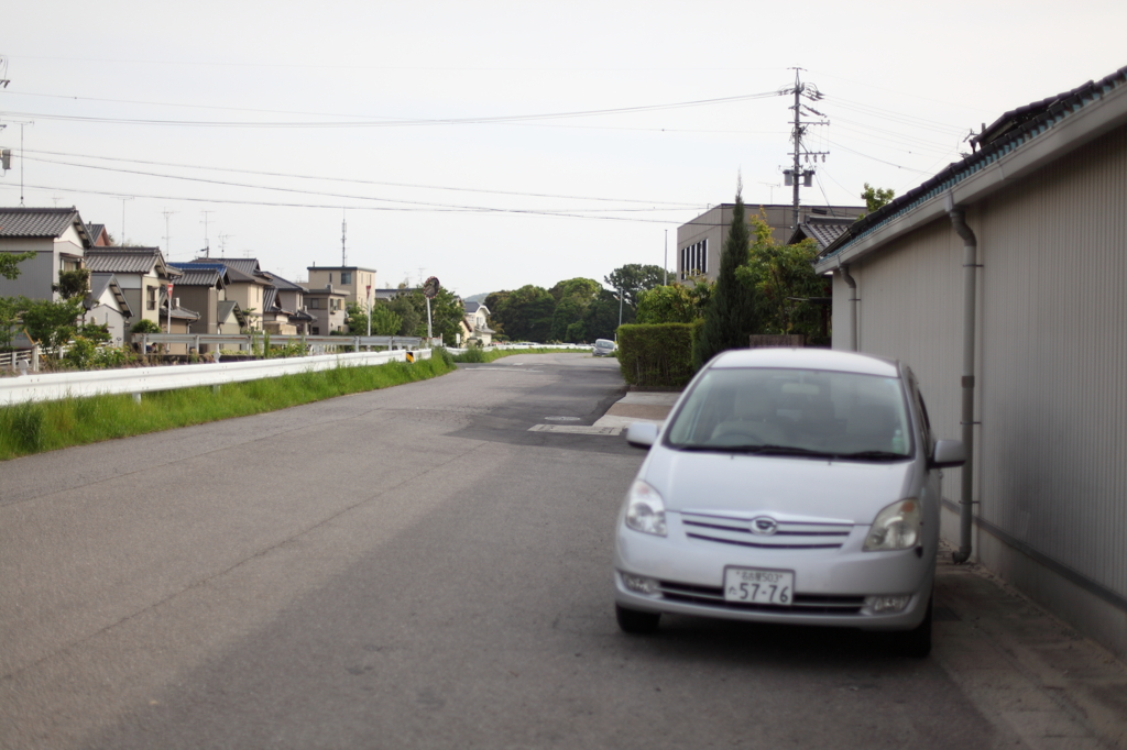 住宅街の道