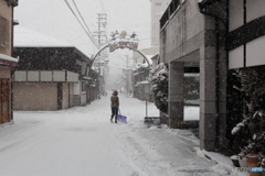 雪の朝