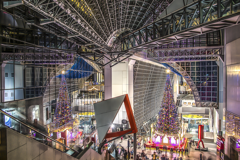 京都駅ビル クリスマスイルミネーション
