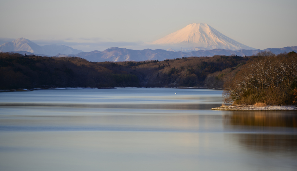 朝の光の中で