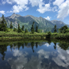 鏡池に映して