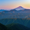 富士の目覚め～雲取山より