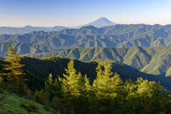 雲取山より