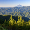 雲取山より