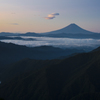 吊るしの雲と富士