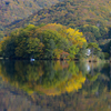 朝の曽原湖