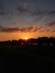 今日の夕日２