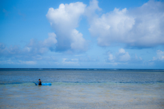 海と少年