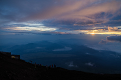 富士山からの御来光