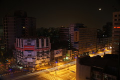 台湾のホテルから夜景