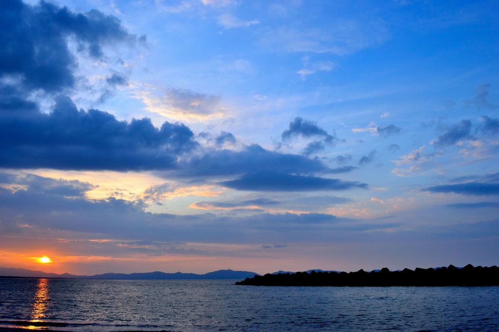 今日の夕焼け20110630