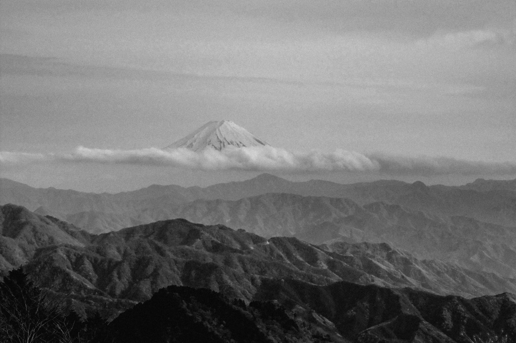 三窪高原からの富士