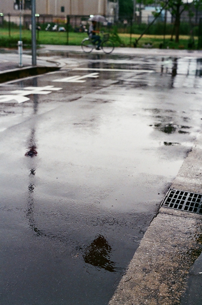 雨の日。