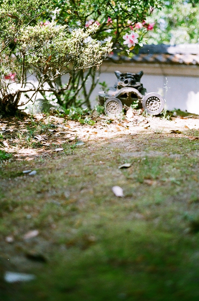 鬼瓦、地に立つ。