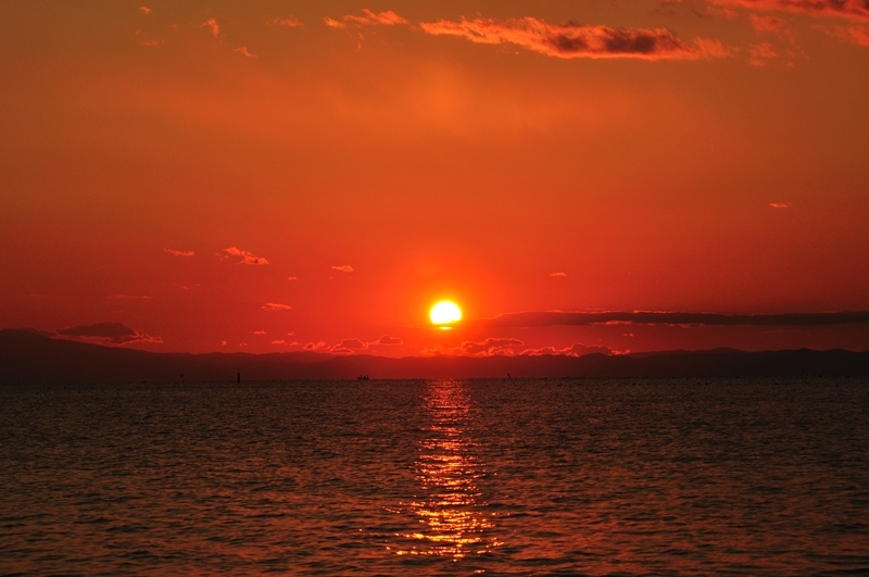 逗子の夕日