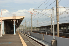 静かな駅