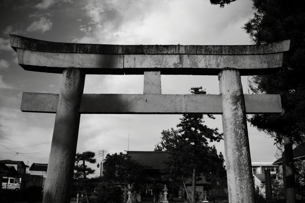 鳥居。