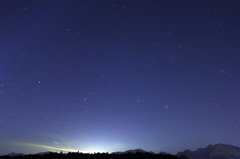 藤原岳と星空