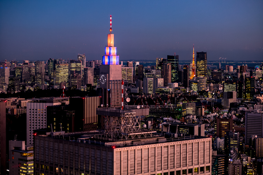 どこもかしこも夕景色