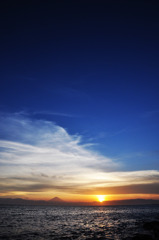 葉山・夏の夕暮れ