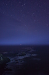 深夜の襟裳岬～岩礁～