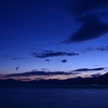 支笏湖の日没