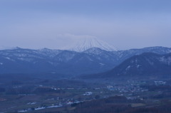 雲中の赤井川村