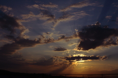 今日の夕景