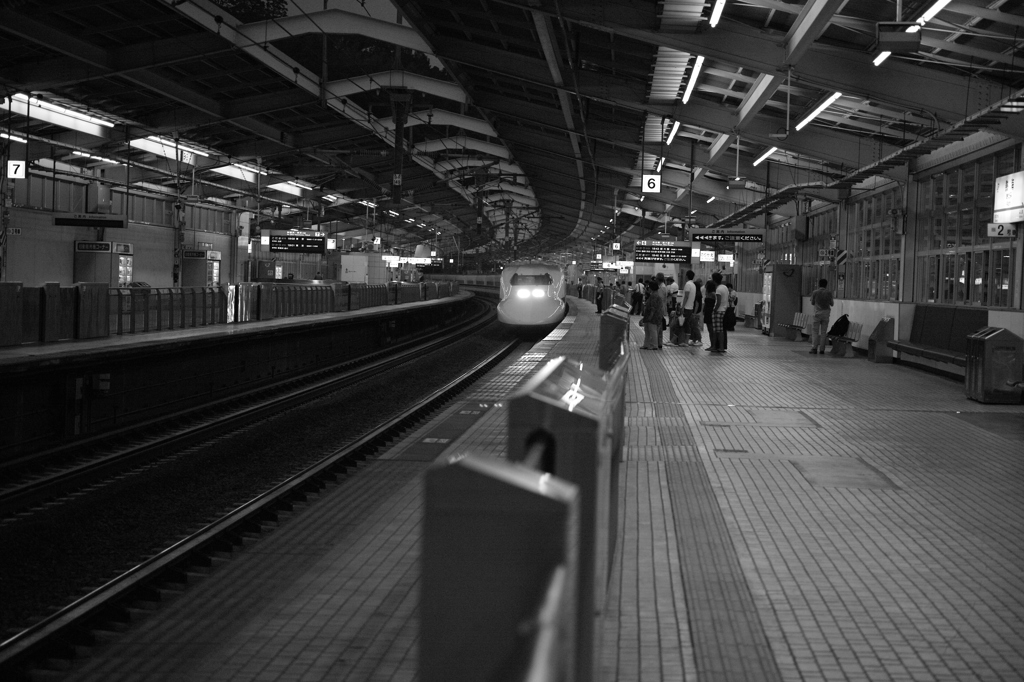 駅到着