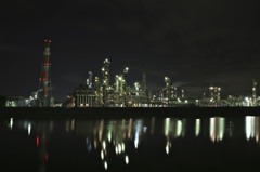  工場地帯夜景 1