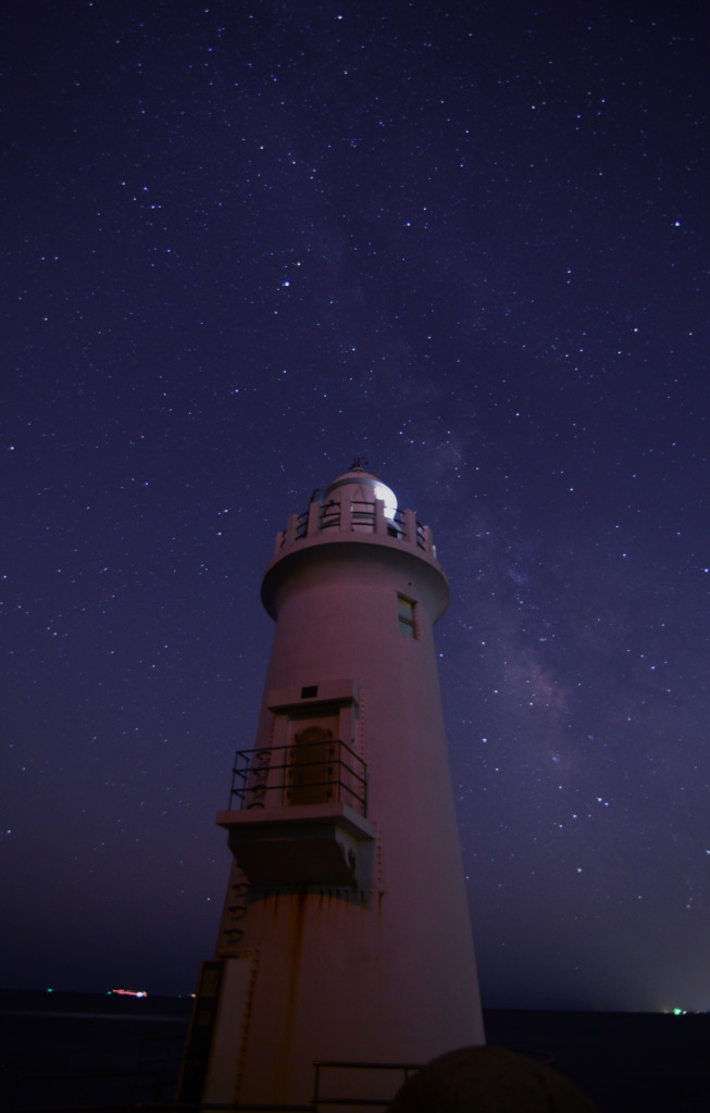 灯台と天の川