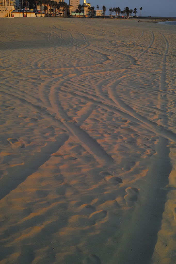 赤く染まるBEACH