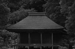 森に佇むお堂