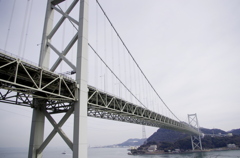 関門橋～山口側から