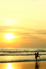 sunset !