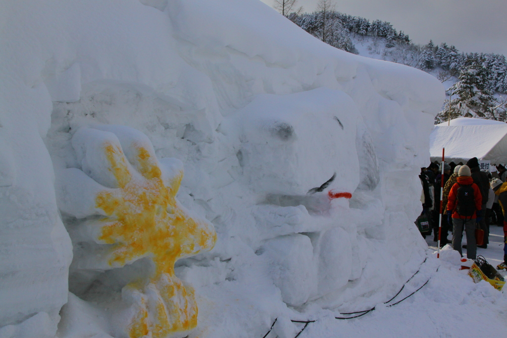 雪のアート