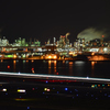 川崎工場夜景　空港から望む