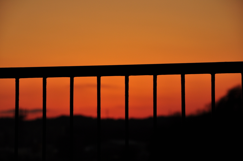 日曜日の夕暮れ