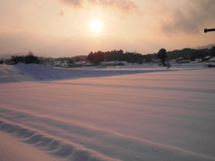 夕暮れ