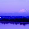 富士とスカイツリー遠景
